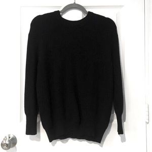 Workshop Republic Clothing Black Cable Knit Sweater